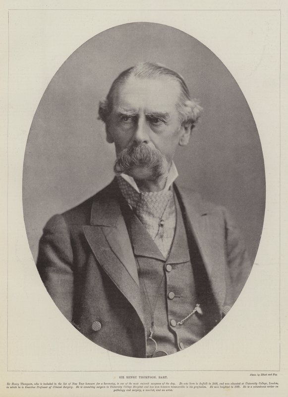 Sir Henry Thompson, Baronet von English Photographer