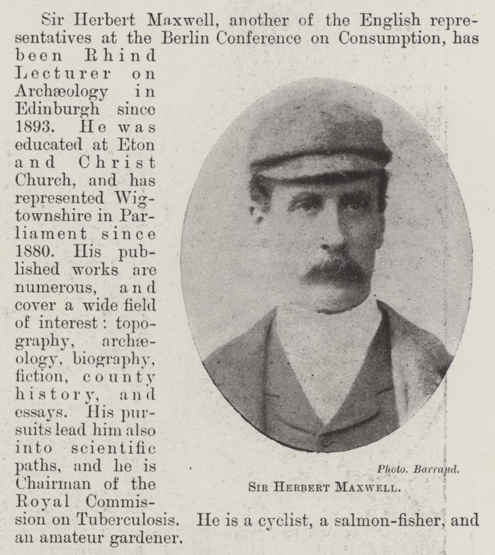 Sir Herbert Maxwell von English Photographer