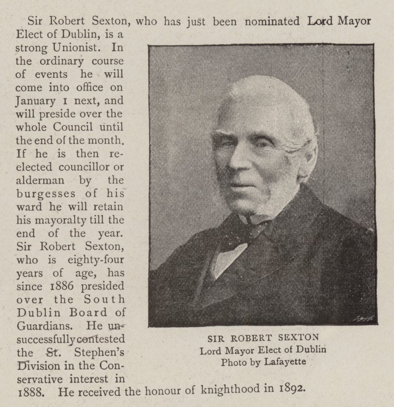 Sir Robert Sexton von English Photographer
