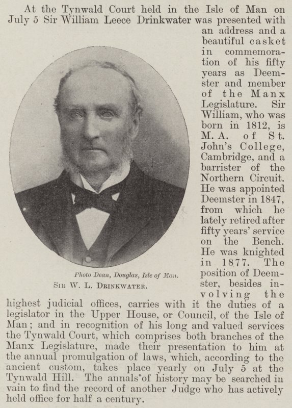 Sir W. L. Drinkwater von English Photographer