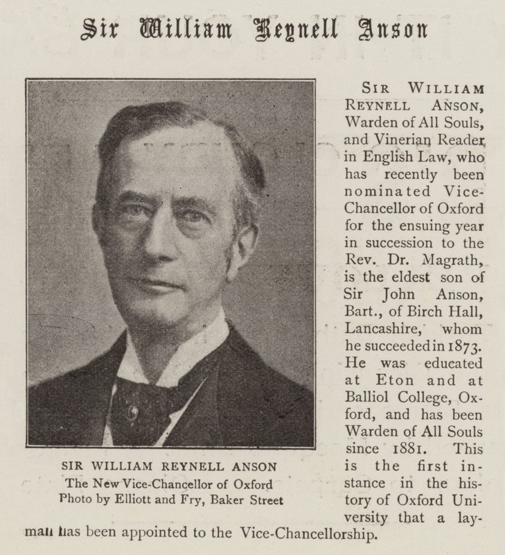 Sir William Reynell Anson von English Photographer