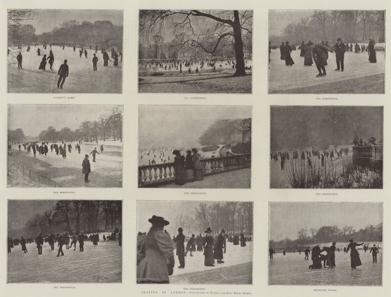 Schlittschuhlaufen in London von English Photographer