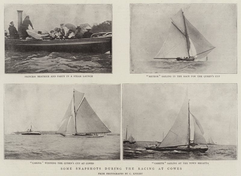 Einige Schnappschüsse während der Rennen in Cowes von English Photographer