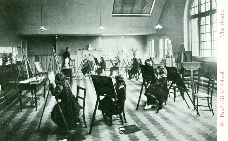 St. Pauls Mädchenschule, das Studio von English Photographer