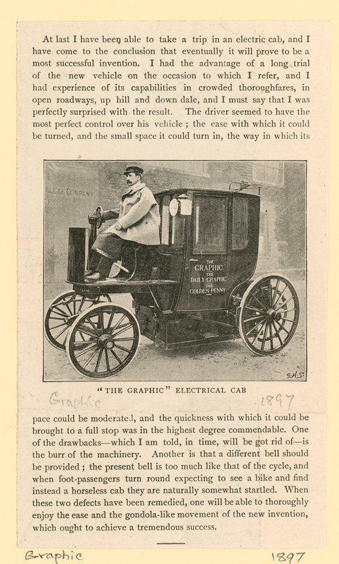 Elektrische Taxis von English Photographer