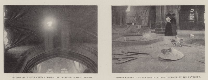 Der Unfall am Boston Stump von English Photographer
