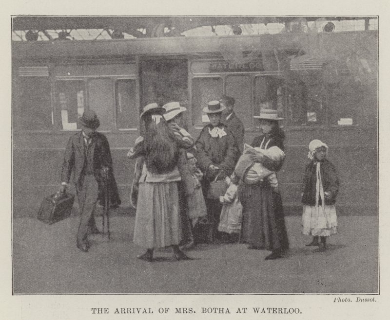 Die Ankunft von Mrs. Botha in Waterloo von English Photographer
