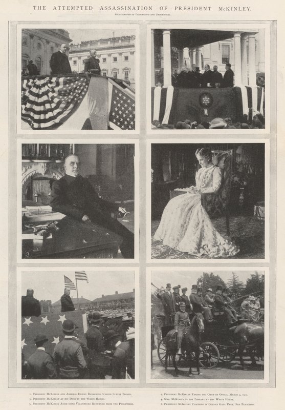 Der versuchte Mordanschlag auf Präsident McKinley von English Photographer