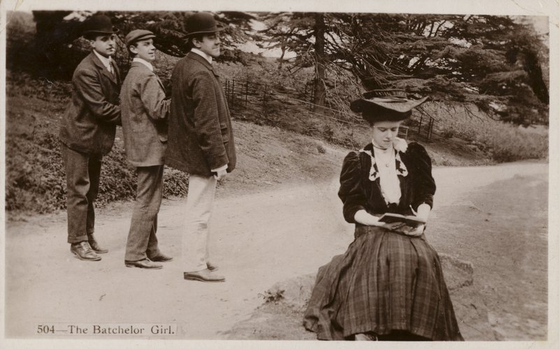 Das Junggesellenmädchen von English Photographer