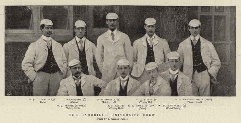 Die Crew der Universität Cambridge von English Photographer