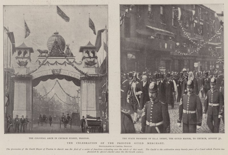 Die Feier des Preston Guild Merchant von English Photographer
