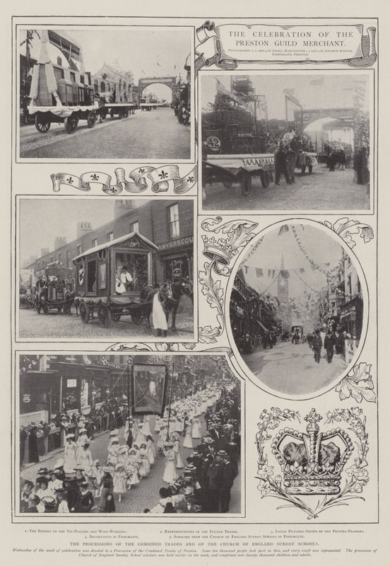Die Feier des Preston Guild Merchant von English Photographer