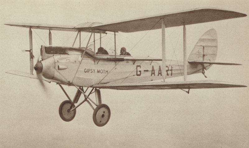 Die De Havilland "Moth" von English Photographer