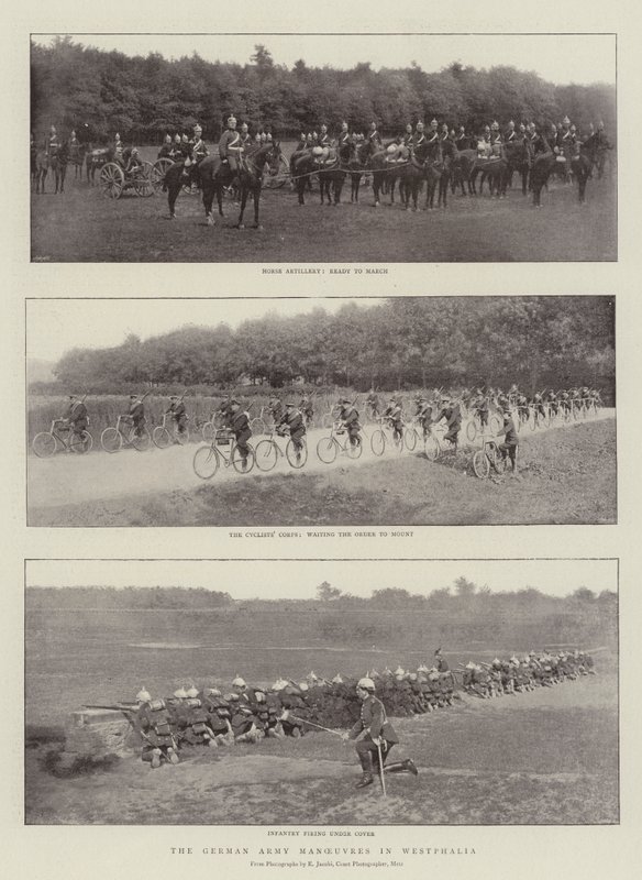 Die deutschen Armeemanöver in Westfalen von English Photographer