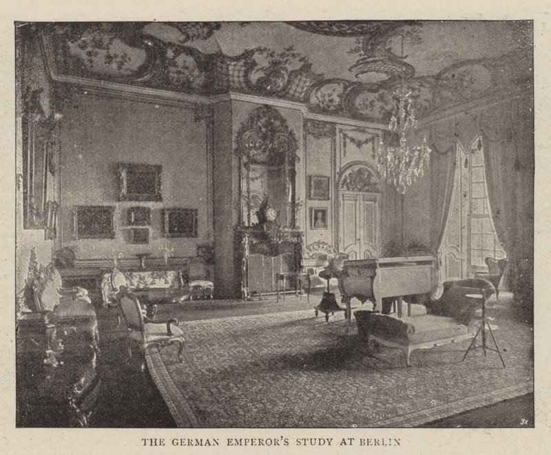 Das Arbeitszimmer des deutschen Kaisers in Berlin von English Photographer