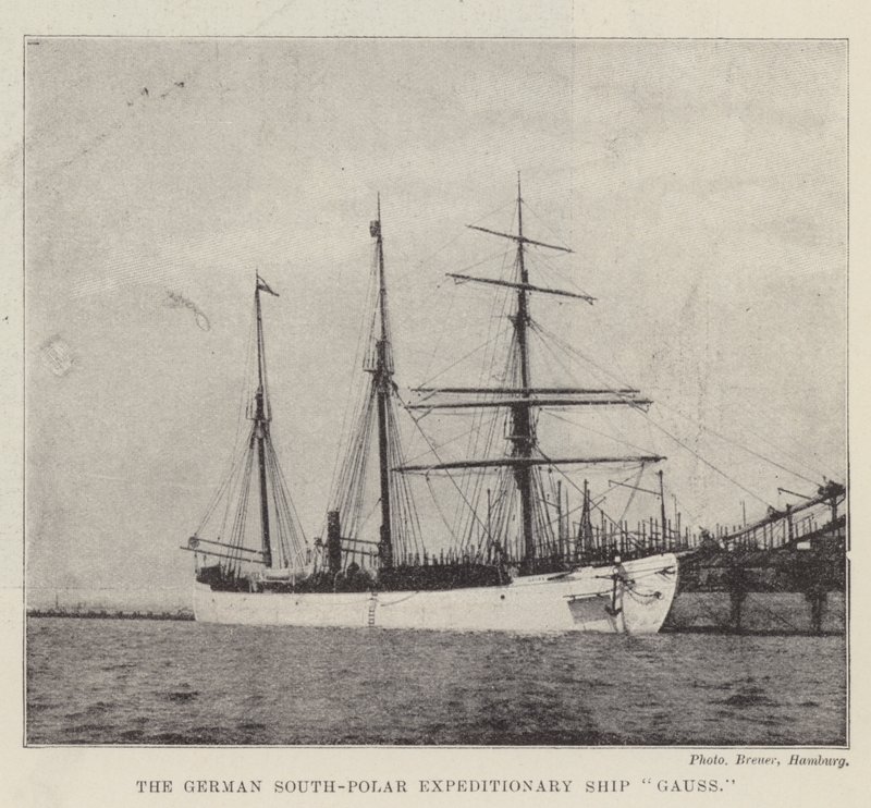 Das deutsche Südpolarexpeditionsschiff Gauss von English Photographer