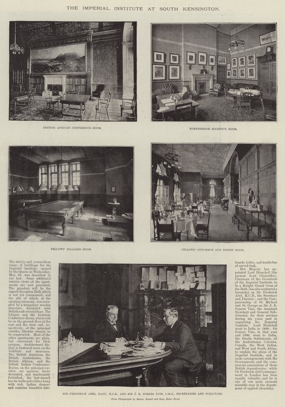 Das Imperial Institute in South Kensington von English Photographer
