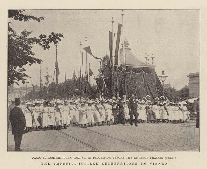 Die kaiserlichen Jubiläumsfeierlichkeiten in Wien von English Photographer