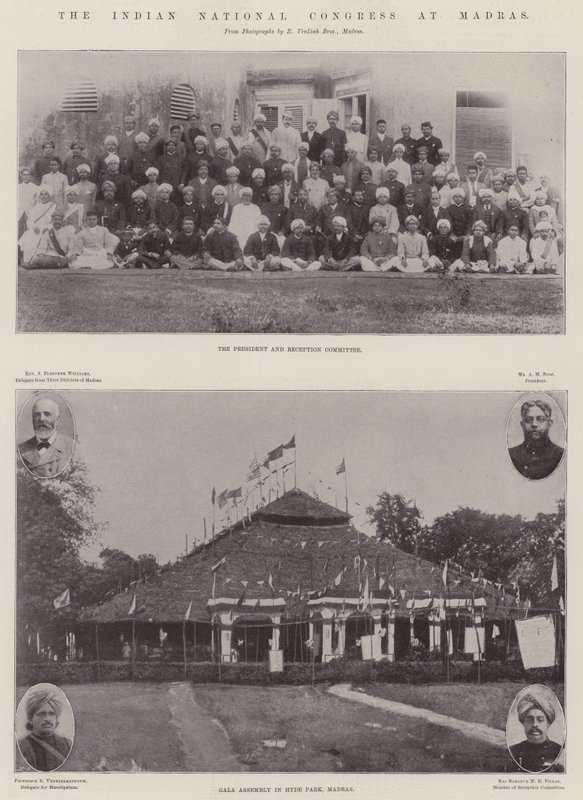 Der Indische Nationalkongress in Madras von English Photographer