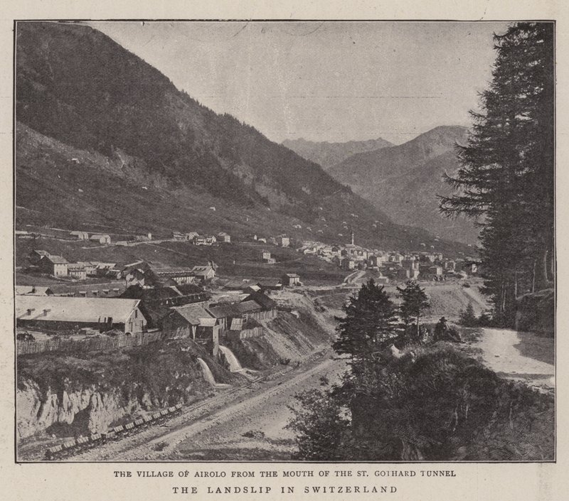 Der Erdrutsch in der Schweiz von English Photographer