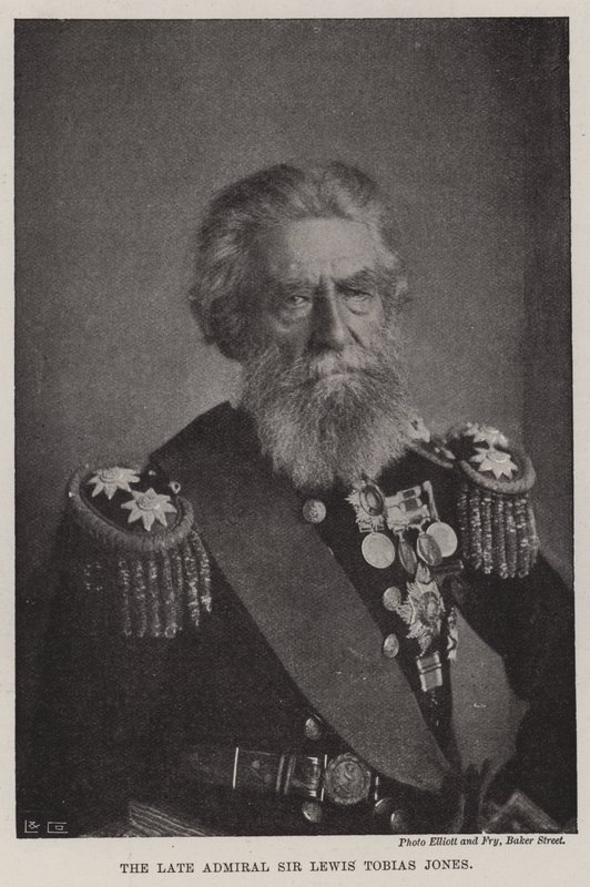 Der verstorbene Admiral Sir Lewis Tobias Jones von English Photographer
