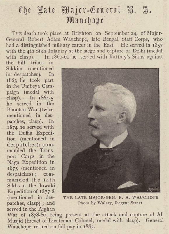 Der verstorbene Generalmajor R. A. Wauchope von English Photographer
