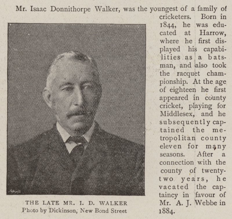 Der verstorbene Mr. I. D. Walker von English Photographer