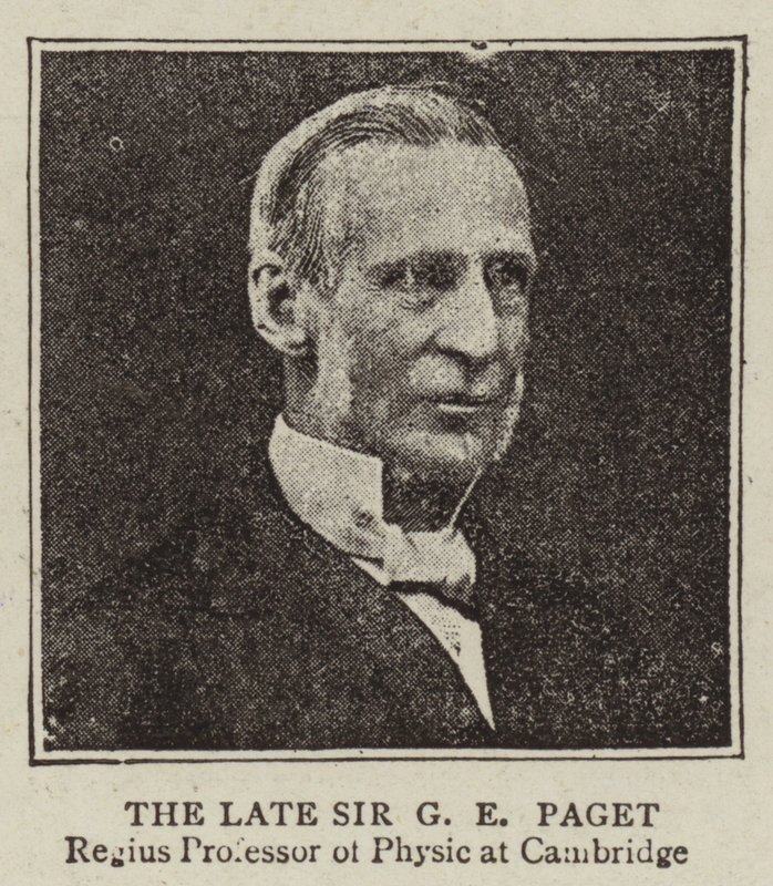 Der verstorbene Sir G E Paget von English Photographer
