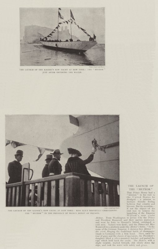 Der Stapellauf der Meteor von English Photographer