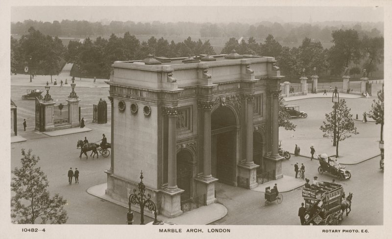Der Marble Arch, London von English Photographer