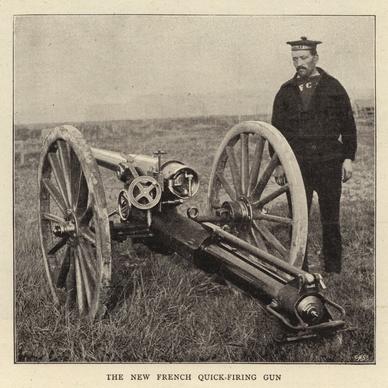 Die neue französische Schnellfeuerkanone von English Photographer