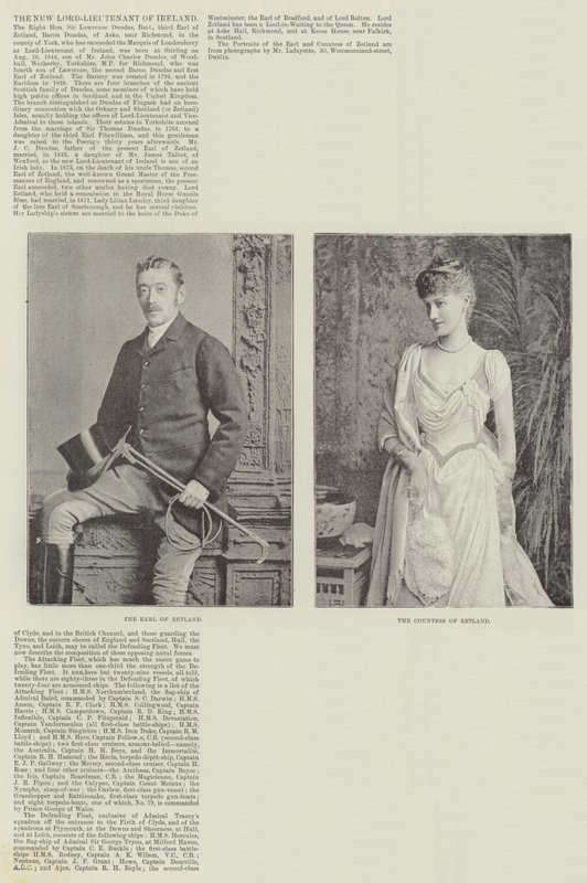 Der neue Lord-Lieutenant von Irland von English Photographer