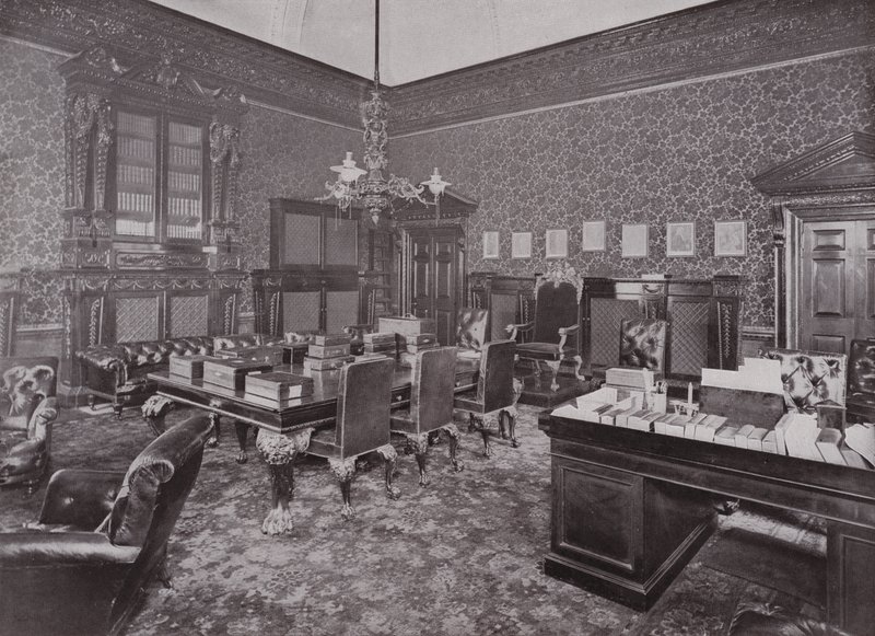 Der alte Ratssaal im Schatzamt von English Photographer