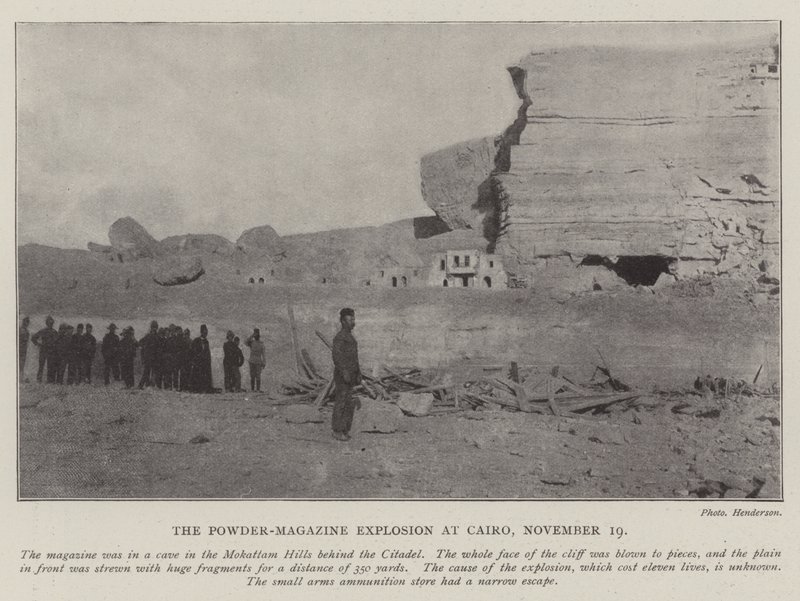 Die Pulvermagazin-Explosion in Kairo, 19. November von English Photographer
