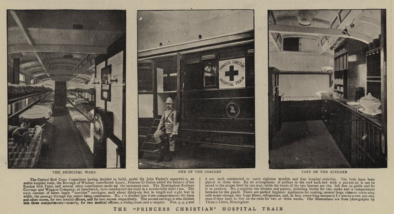 Der Princess Christian Hospital Zug von English Photographer