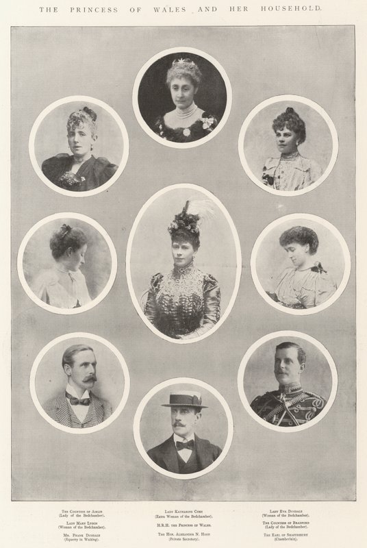 Die Prinzessin von Wales und ihr Haushalt von English Photographer