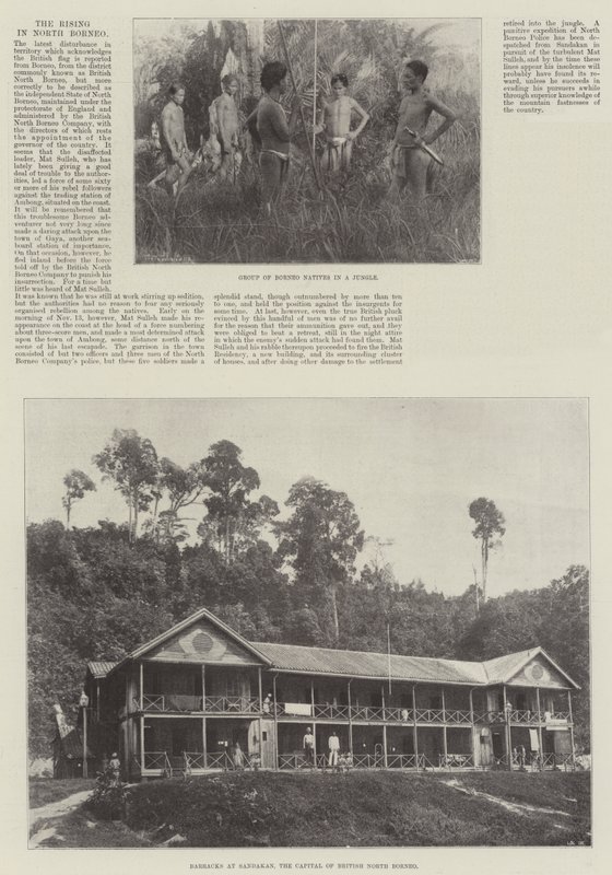 Der Aufstand in Nord-Borneo von English Photographer