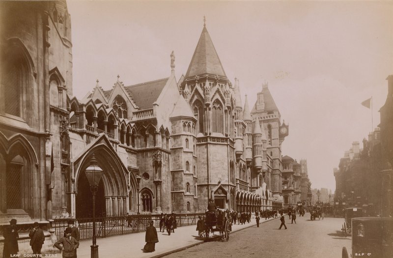 Die Royal Courts of Justice von English Photographer