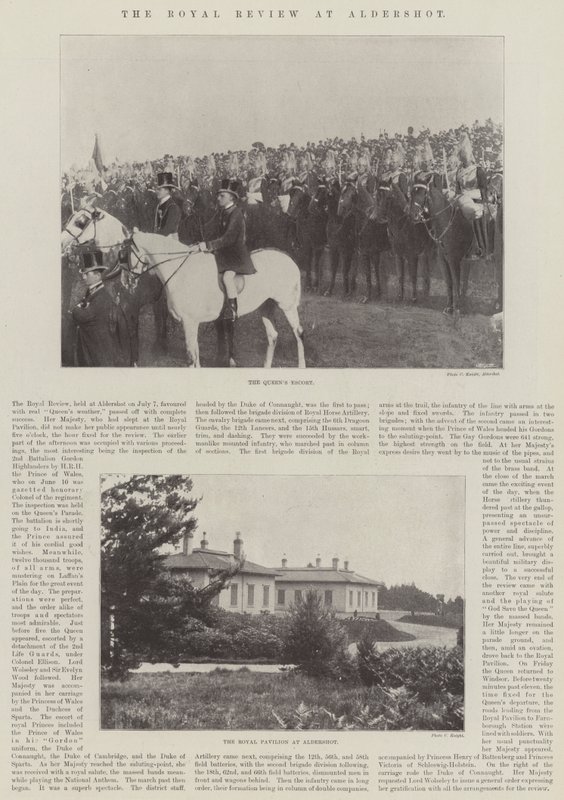 Die königliche Überprüfung in Aldershot von English Photographer