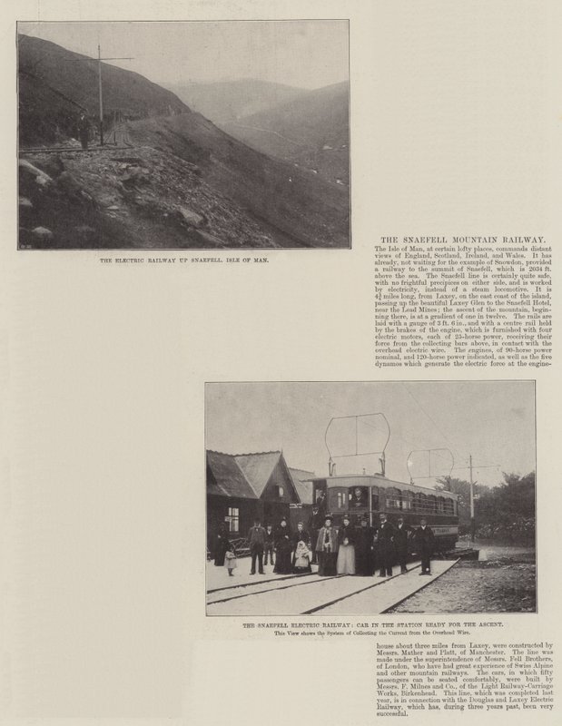 Die Snaefell Bergbahn von English Photographer