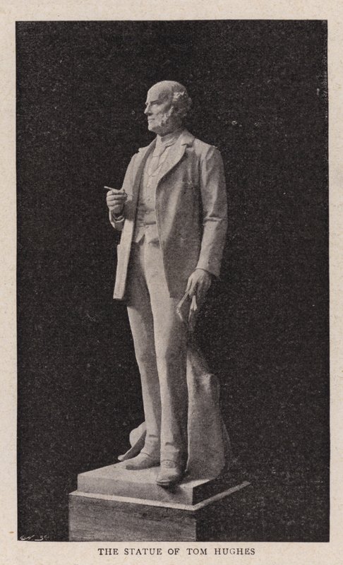 Die Statue von Tom Hughes von English Photographer