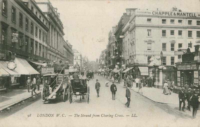 The Strand von Charing Cross, London von English Photographer