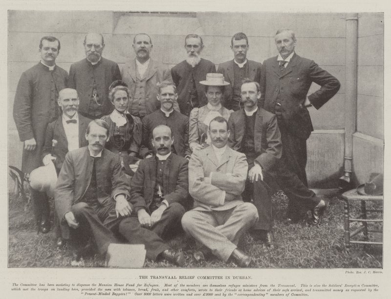 Das Transvaal-Hilfskomitee in Durban von English Photographer