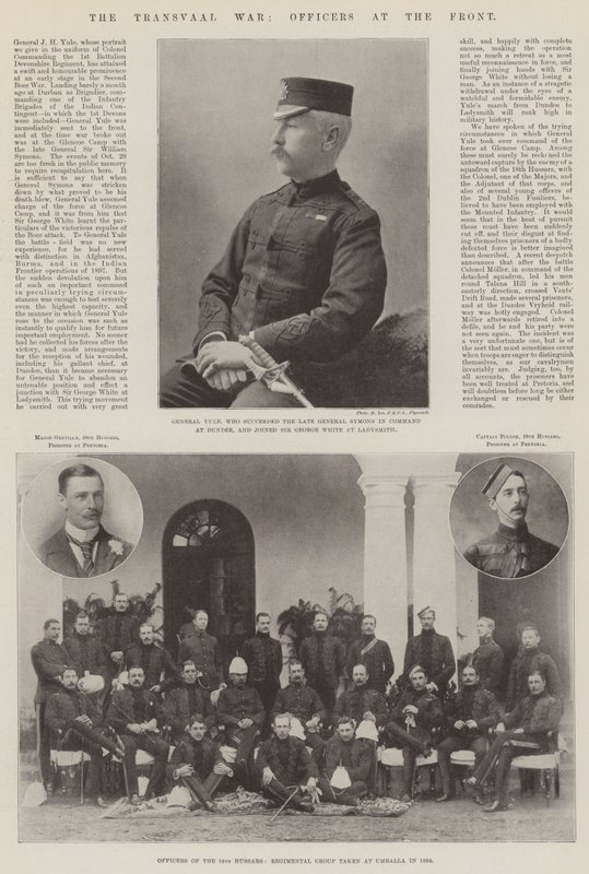 Der Transvaal-Krieg, Offiziere an der Front von English Photographer