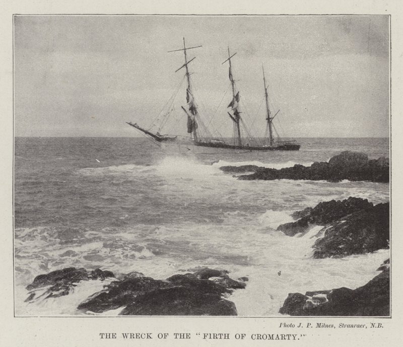 Das Wrack der Firth of Cromarty von English Photographer