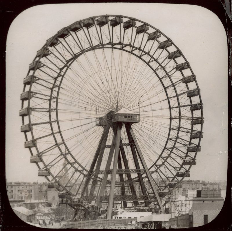 Das große Rad in Earls Court, London von English Photographer