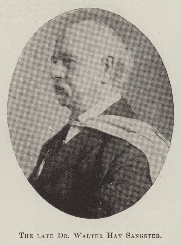 Der verstorbene Dr. Walter Hay Sangster von English Photographer