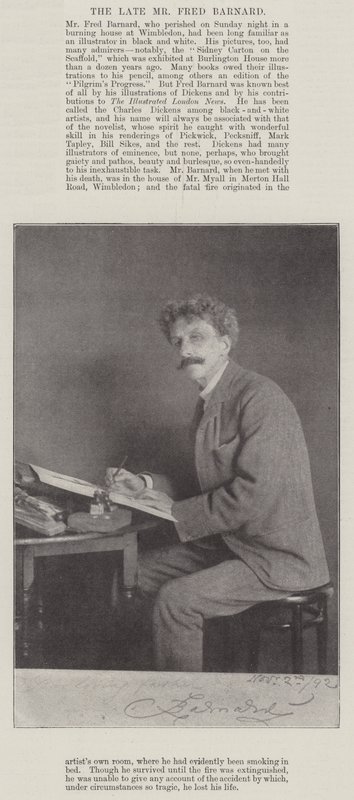 Der verstorbene Fred Barnard von English Photographer