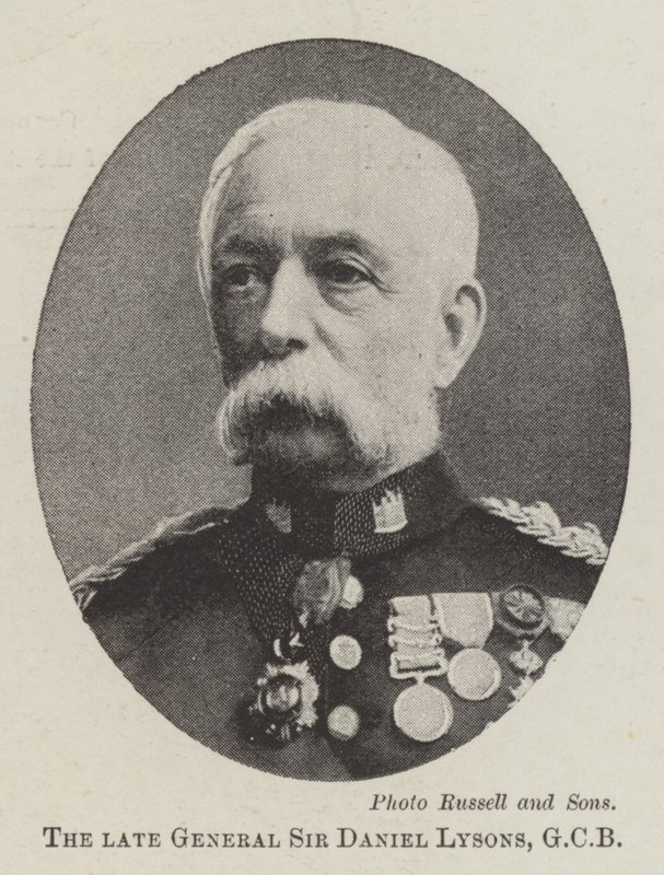 Der verstorbene General Sir Daniel Lysons, GCB von English Photographer