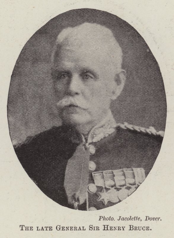 Der verstorbene General Sir Henry Bruce von English Photographer